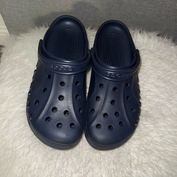 CROCS Men's Navy Blue Slip-On Clogs. Size 12 - Picture 1 of 6